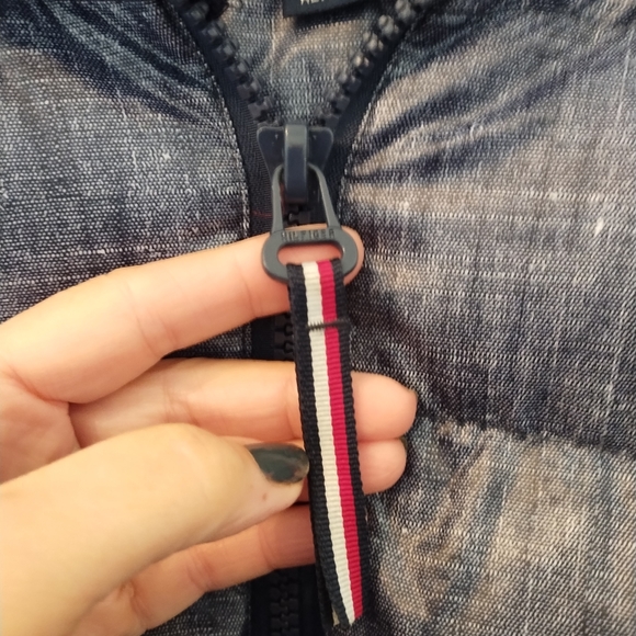 Women's Blue Puffer Coat - Picture 5 of 12